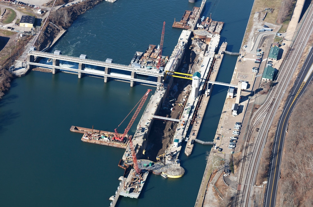 Charleroi Lock and Dam project